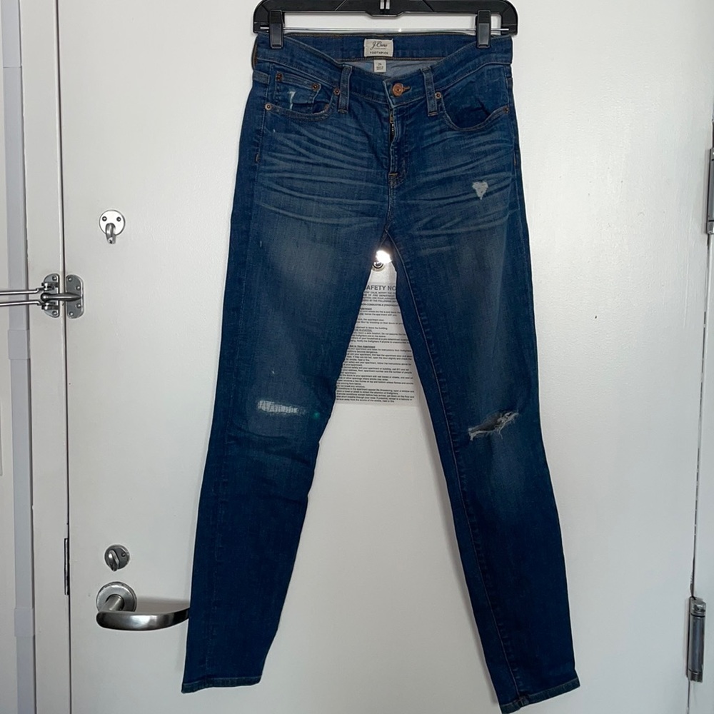 Crew toothpick jeans